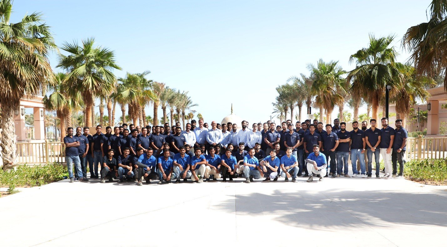 The Orion Venture team: engineers, technicians, supervisors and support staff
